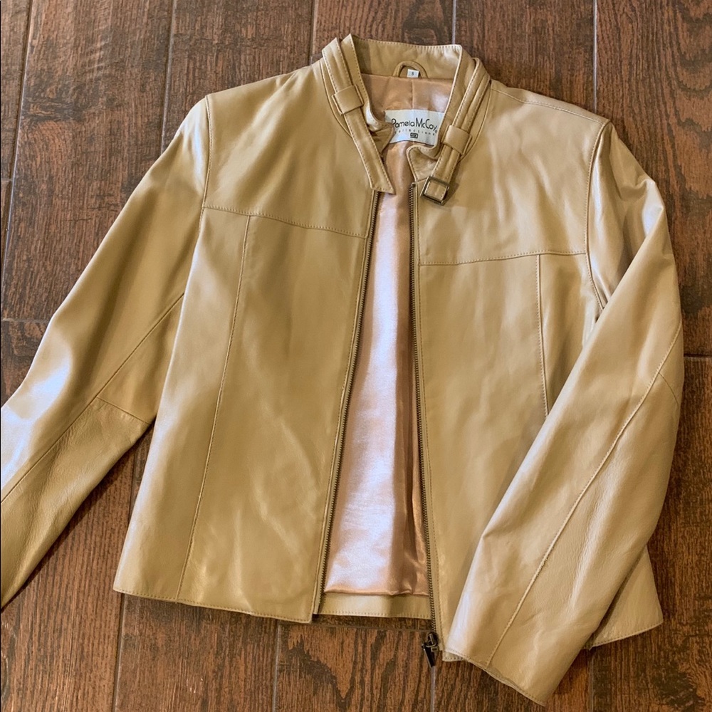 Pamela McCoy leather jacket